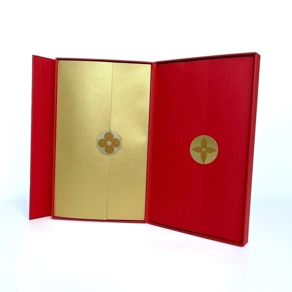 Louis Vuitton CNY Red/Gold Envelopes with Box - Picture 6 of 14